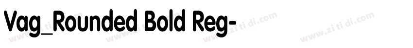 Vag_Rounded Bold Reg字体转换